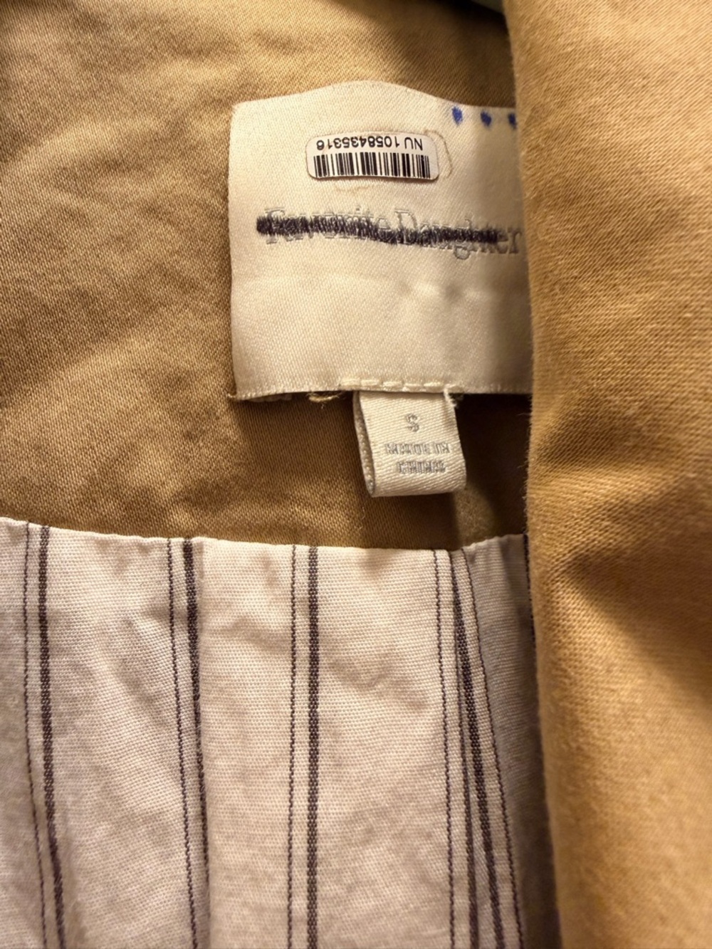 Favorite Daughter Long Tan Trench Coat - Picture 2 of 6
